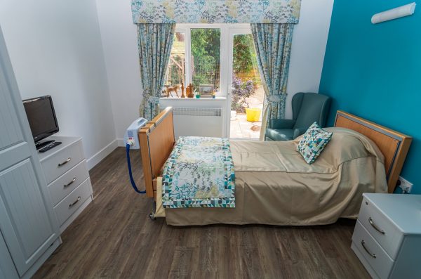 Solent Cliffs Nursing Home Bedroom