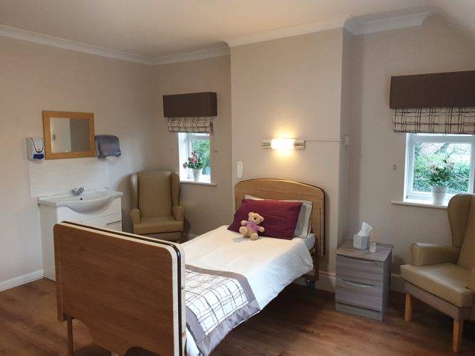 Woodlands Care Home Bedroom